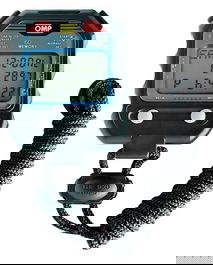 Omp Cronómetro Kb-1040 Cronógrafo De Mano Con Memoria De 60 Vueltas, Tiempos De Vuelta, Alarma Y Temporizador