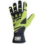Omp OMPKB0-2743-B01-059-M Guantes de Karting Ks-3 Amarillo-Negro Talla M. Modelo Mejorado con Agarre Gamuza y Silicona Antideslizante.