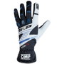 OMP Guantes de Karting KS-3 Negro/Azul/Blanco Talla 6 (Niños)