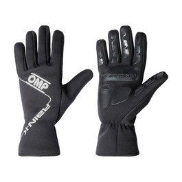 Omp Guantes de Karting OMPKB0-2739-A01-071-XL Neopreno Resistentes Agua Viento Negro Talla XL