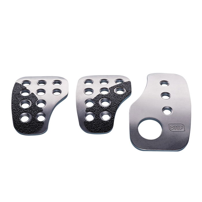 Omp OMPOA0-1040-003 Juego 3 Pedales Racing Aluminio Cromado Antideslizante Omp OMPOA0-1040-003 Juego 3 Pedales Racing Aluminio Cromado Antideslizante