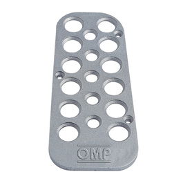 Omp Reposapiés Piloto OMPOA0-1867-003 Aluminio Izquierdo Conductor Tornillos Fijación Acero Dimensiones 260x100mm