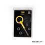 Omp Gancho de Remolque de Acero Inoxidable Interno 50 mm Amarillo