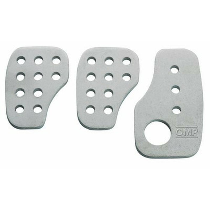 Omp Set 3 Racing Pedales Plata