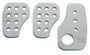 Omp Set 3 Racing Pedales Plata