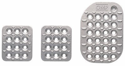 Omp Juego de Pedales de Aluminio Arenado Omp Juego de Pedales de Aluminio Arenado