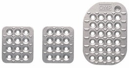 Omp Pedales Set Aluminio OMPOA0-1863 Juego Completo Arenado 60x70mm y 85x120mm Pernos Acero