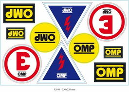 Omp OMPX00-846 Set Adhesivos X Extinguisher