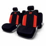 OMP Juego de Fundas para Asientos Universal 11 Piezas Negro/Rojo