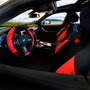 OMP Juego Fundas Asientos Coche Universal 11 Piezas Negro-Rojo OMP1035RS
