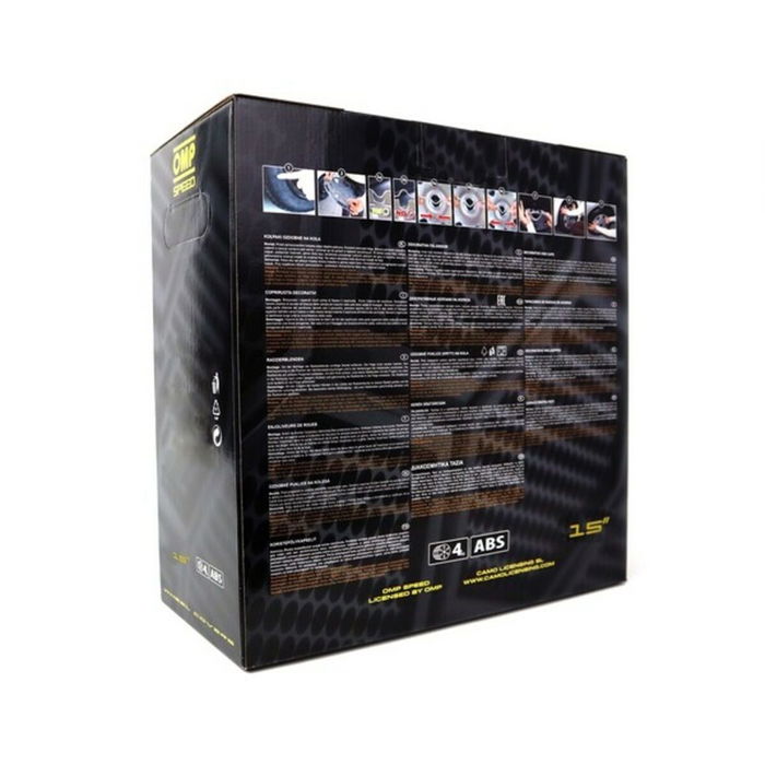 Tapacubos OMP Stinger Speed Negro 15" (4 uds) Tapacubos OMP Stinger Speed Negro 15" (4 uds)
