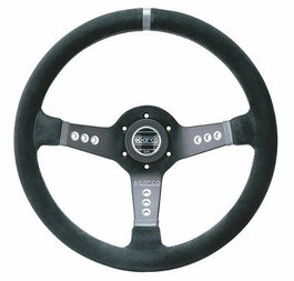 Sparco Volante Deportivo 015 L800Sc S015L800SC Diámetro 350mm Terminado en Ante Original