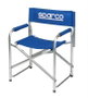 Sparco Silla de Director de Aluminio Plegable 62 x 47 x 78 cm