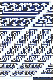 Adhesivo para Coche Sparco Kit/Set