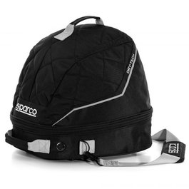 Sparco S016441NRSI Bolsa Casco/FHR Dry-Tech Negro-Silver con Secado USB 12v