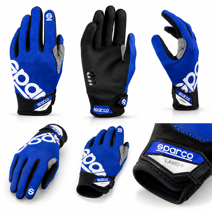 Sparco Meca III Nraz Guante Técnico Azul Talla L Sparco Meca III Nraz Guante Técnico Azul Talla L