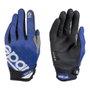 Sparco MECA III NRAZ Guante Técnico, Piel Sintética, Talla XL, Color Azul, Ajuste Velcro Muñeca, Dorso Transpirable
