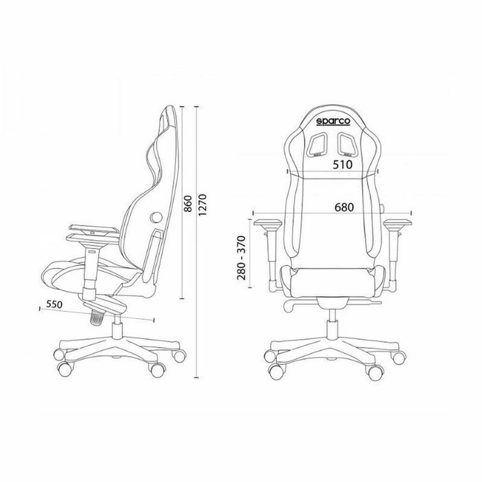 Sparco ICON Silla Gaming/Oficina Negro/Negro Sparco ICON Silla Gaming/Oficina Negro/Negro