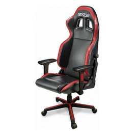 Sparco ICON Silla Gaming/Oficina Negro/Rojo