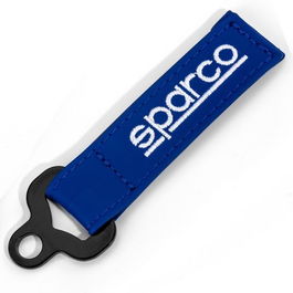 Sparco Llavero S099070AZ Piel Azul Diseño Arnés