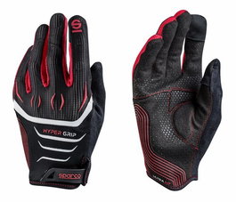 Sparco Guantes Hypergrip Talla 8 Negro/RE