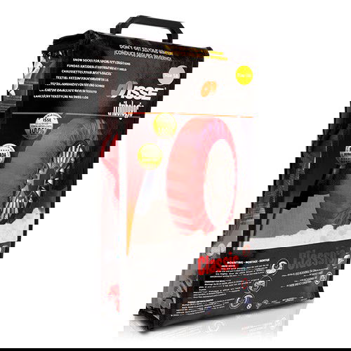 Cadenas de Nieve de Coche Classic Rojo Textil Talla 58