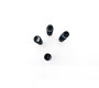 OMP SPEED Juego de 4 Espárragos M14x1.25 Doble Rosca Largo 82mm Negro