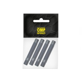 Omp Juego De 4 Esparragos M14x1.25 Doble Rosca Largo 82 Mm Llave Allen Color Negro Din 10.9 OMPS09721401