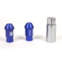 Omp Juego de 20 Tuercas de Aluminio M14x1.25 Azul con Llave de 19mm