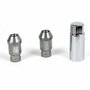 OMP SPEED Juego de 20 Tuercas de Aluminio M14x1.25 Largo 40mm Gris