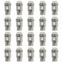 OMP SPEED Juego de 20 Tuercas de Aluminio M14x1.25 Largo 40mm Gris
