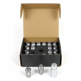OMP SPEED Juego de 20 Tuercas de Aluminio M14x1.25 Largo 40mm Gris