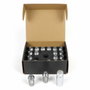 OMP SPEED Juego de 20 Tuercas de Aluminio M14x1.25 Largo 40mm Gris