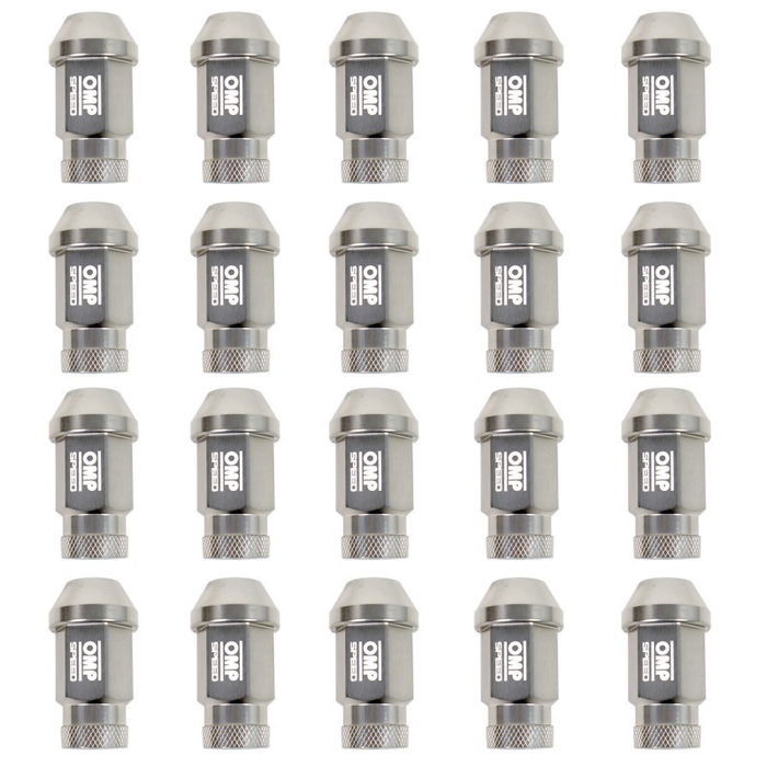 Set Tuercas OMP 7075 Antracita 20 uds M14 x 1,25 Set Tuercas OMP 7075 Antracita 20 uds M14 x 1,25