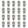 OMP SPEED Juego de 20 Tuercas de Aluminio M14x1.25 Gris de Aluminio