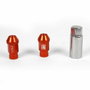 Omp Juego de 20 Tuercas de Aluminio M14x1.25 Color Naranja