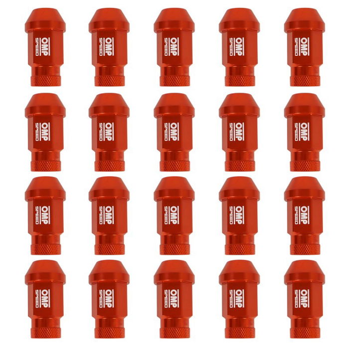 Set Tuercas OMP 7075 Naranja 20 uds M14 x 1,25 Set Tuercas OMP 7075 Naranja 20 uds M14 x 1,25