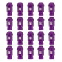 Omp Juego de 20 Tuercas de Aluminio M14x1.25 Color Morado