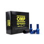 Omp Juego de 20 Tornillos de Rueda M12x1.25 Azul DIN 10.9