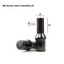 Omp Juego de 20 Tornillos de Rueda Acero Gris M12x1.25 Largo 27mm