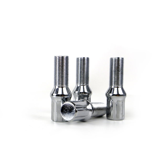 OMP SPEED Juego de 20 Tornillos de Acero Plata M12x1.25