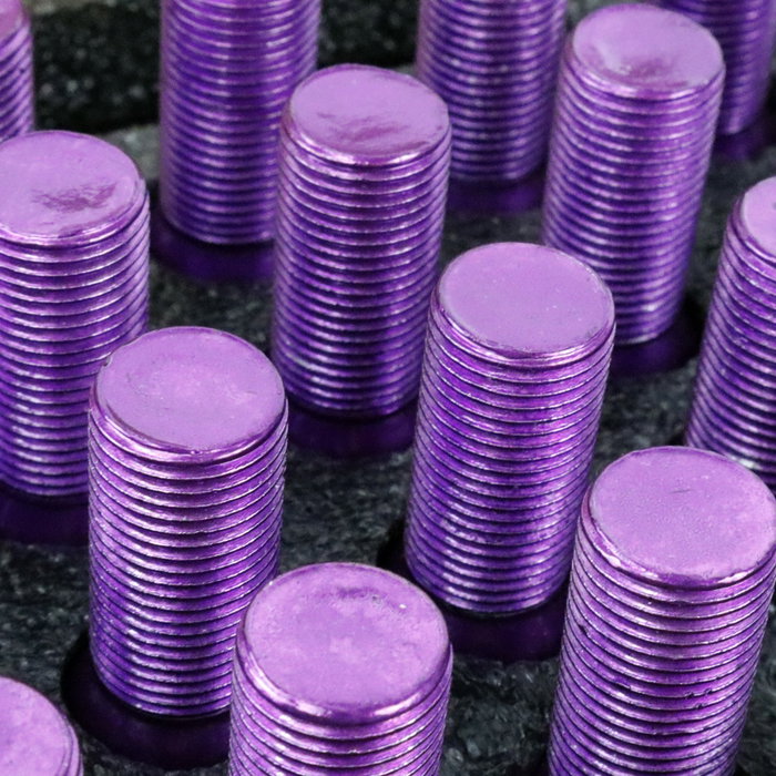 OMP SPEED Juego de 20 Tornillos de Rueda M12x1.5 Morado DIN 10.9 OMP SPEED Juego de 20 Tornillos de Rueda M12x1.5 Morado DIN 10.9
