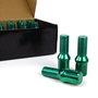 OMP SPEED Juego de 20 tornillos de acero color verde M12x1.25 largo 27mm