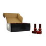 Omp Juego de 20 Tornillos de Acero Rojo M14x1.25