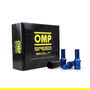 Set Tuercas OMP 27 mm Azul 20 uds M14 x 1,25