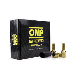 Omp OMPS09951409 Juego 20 Tornillos Rueda Acero Color Amarillo M14x1.25 Largo 27 mm Llave 17-19 DIN 10.9