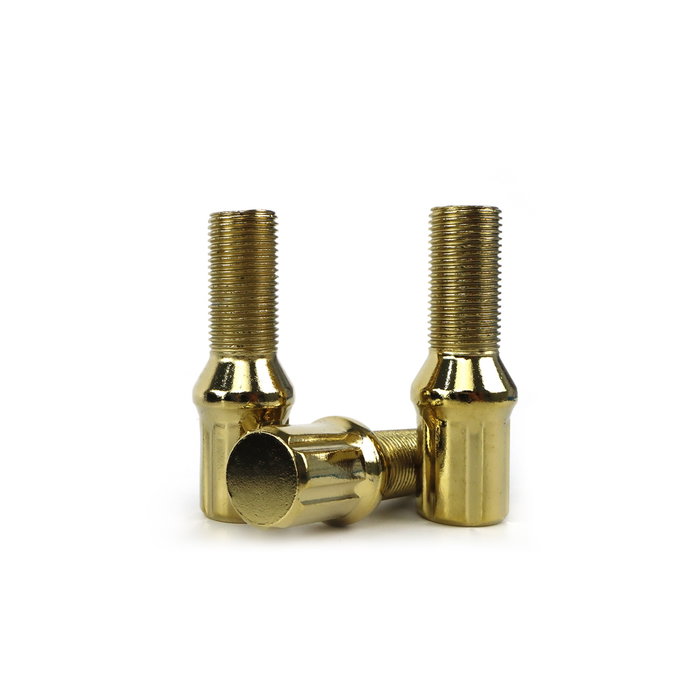 Omp Juego de 20 Tornillos de Acero M14x1.25 Color Amarillo