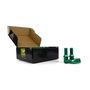 Omp Juego de 20 Tornillos de Rueda Acero Verde M14x1.25