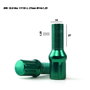 Omp Juego de 20 Tornillos de Rueda Acero Verde M14x1.25