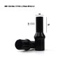 Omp Juego de 20 Tornillos de Rueda Acero Negro M14x1.5 DIN 10.9